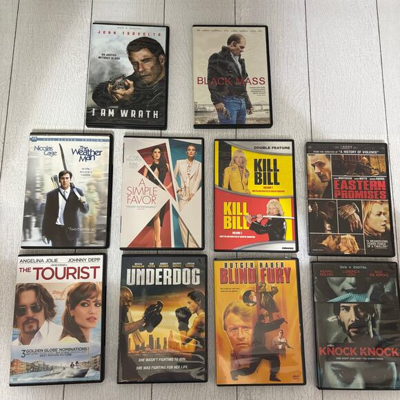 Movie Night Lot - 10 Action & Adventure DVDs - Picture 1 of 13